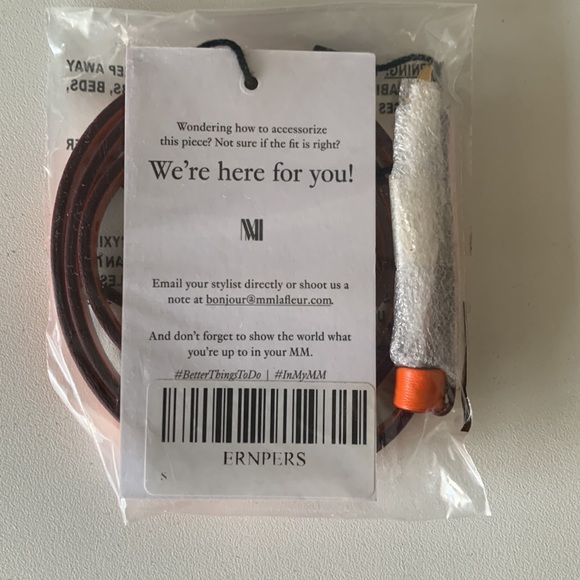 NWT MM LaFleur leather belt, size S - Picture 8 of 9